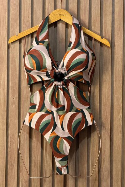 Body Maiô Argola Em Madeira Luar Do Sertão Ref: