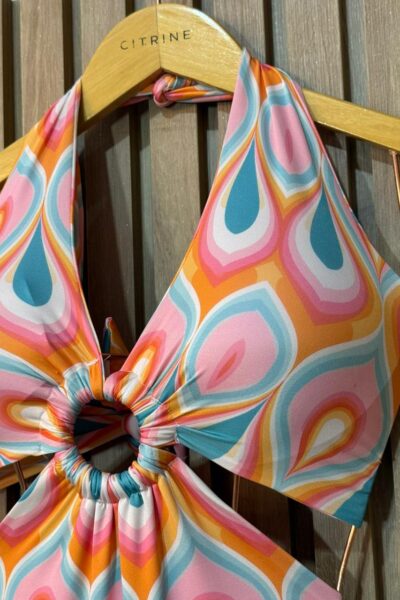 Body Maiô Argola Em Madeira Lunara Ref: 49