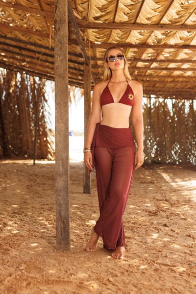 Calça De Praia Tule